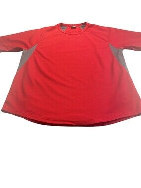 Nike Spear Dry men’s Short Sleeve Red And Gray Pull Over